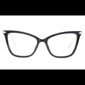 Christian Cat Eye Plastic Black Eyeglasses